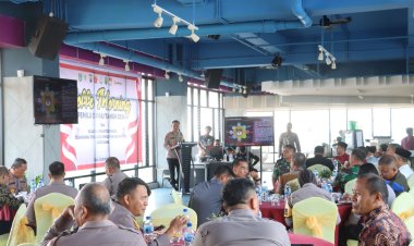 Wujudkan Pesta Demokrasi Pemilu Serentak 2024 Aman Dan Kondusif, Polres Dumai Gelar Coffee Morning