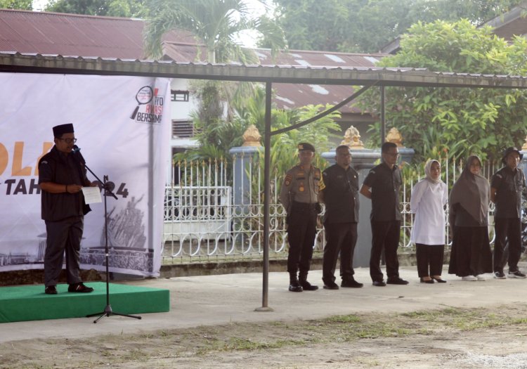 Bawaslu Riau Laksanakan Apel Patroli Pengawasan Masa Tenang Pemilu tahun 2024