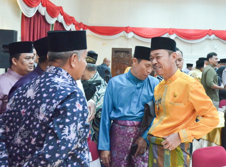 Hadiri Acara Temu Ramah, Bupati Rohil Ucapkan Selamat Atas di Lantiknya SF Hariyanto Jadi PJ Gubri