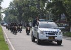 Brimob Polda Riau Laksanakan Patroli Berskala Besar Menjelang Pelantikan Presiden dan Wakil Presiden
