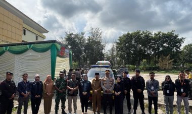 Brimob Polda Riau BKO Polres Siak Perketat Patroli untuk Kelancaran Rekapitulasi Perhitungan Suara