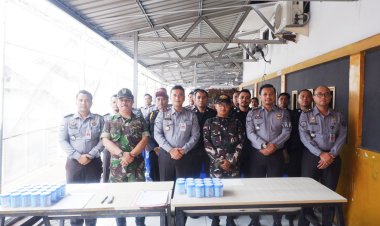 Tindak Lanjut Akselerasi Menteri Imigrasi Dan Pemasyarakatan,  Rutan Pekanbaru Gelar Tes Urin Dan Razia Blok Hunian