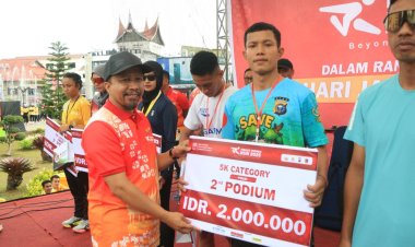 Personel Brimob Riau Berhasil Raih Juara II Event Police Waman Run 2025