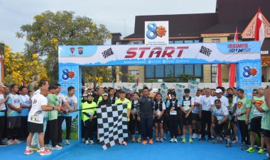 Brimob Run 2025 Meriah: 1.700 Peserta Padati Lari 8K & Jalan Santai di Mapolda Riau